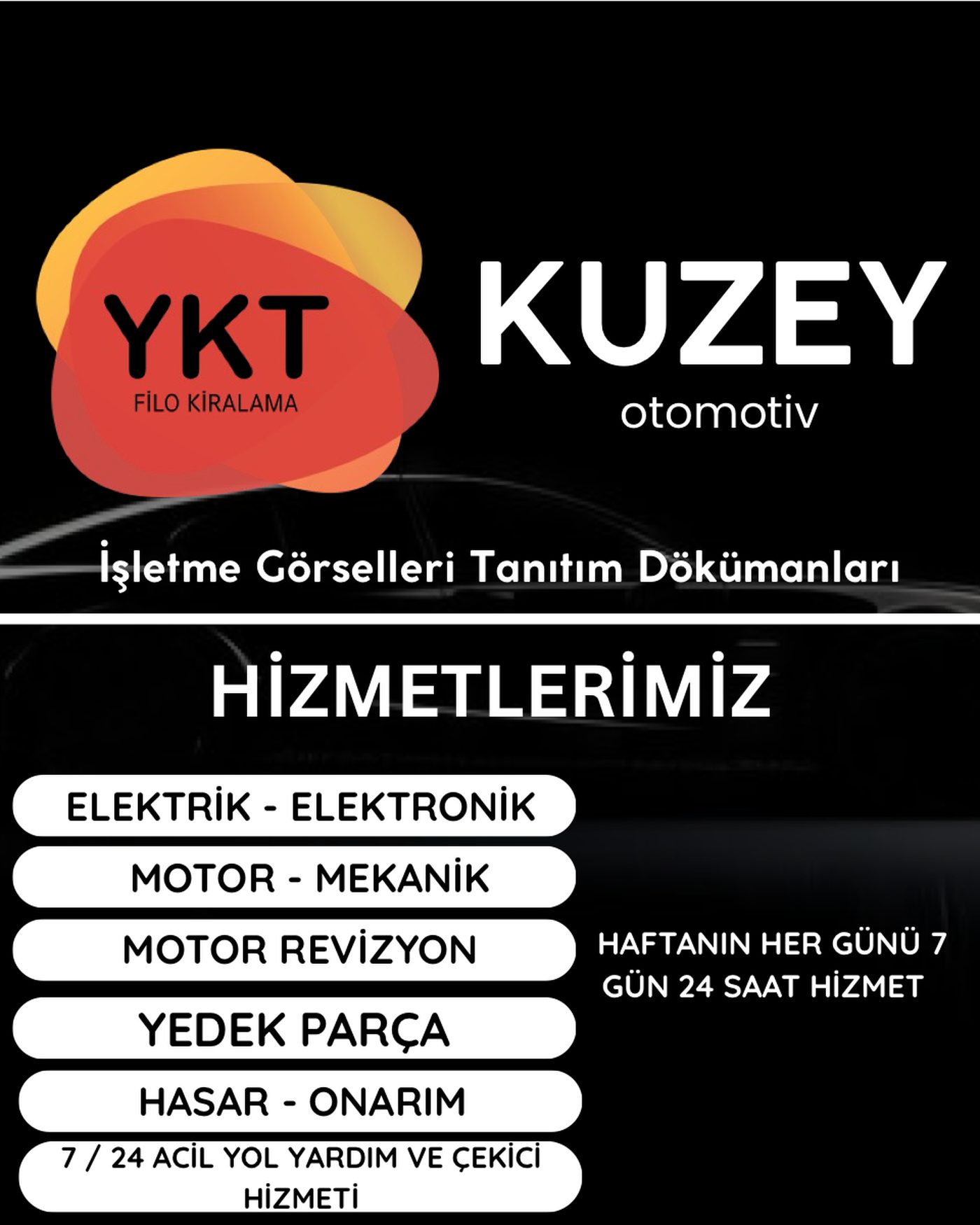 YKT Grup & Kuzey Otomotiv kurumsal sunum kapağı